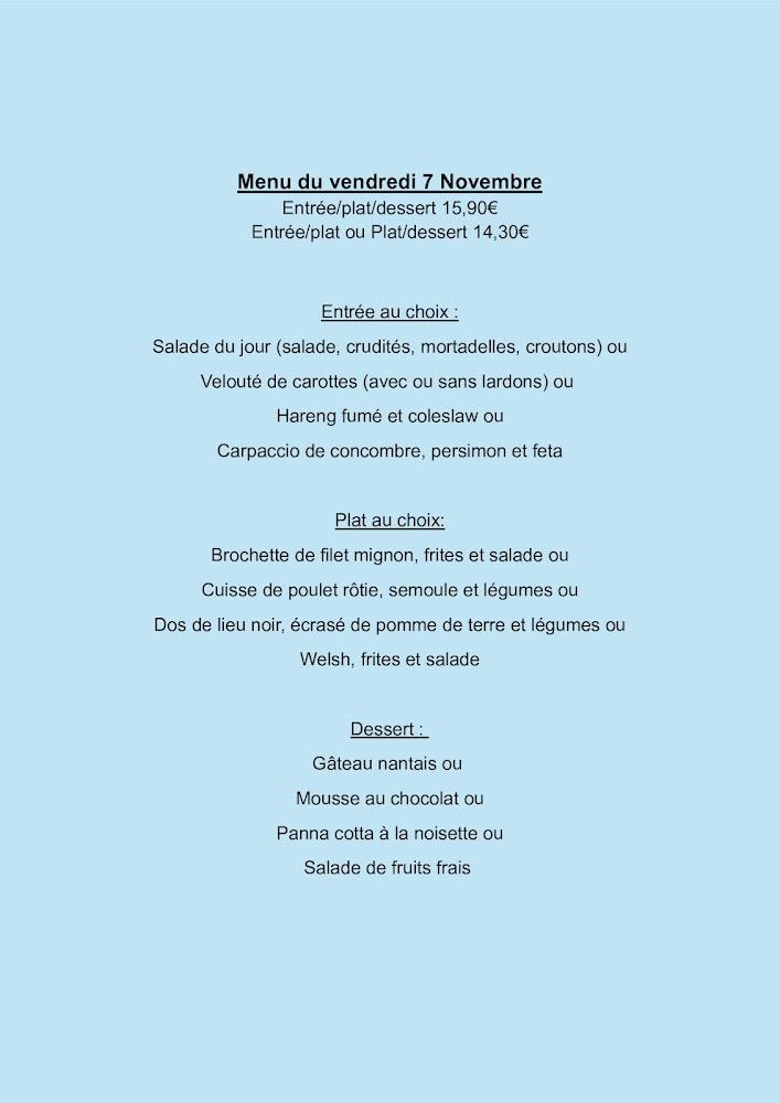 Le Chalet - Menu Image 1